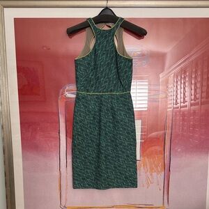 David Peck Original racerback front keyhole back flattering dress